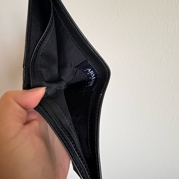 Armani jeans leather wallet unisex - Picture 9 of 14